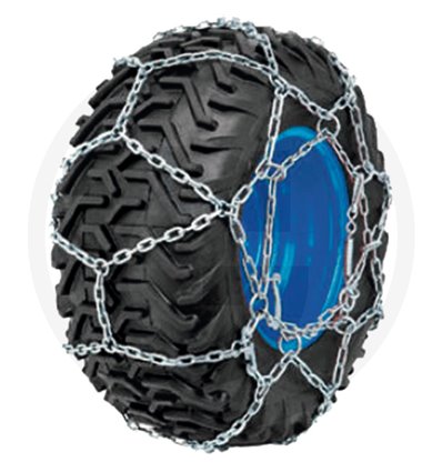 2-P Snökedjor 18x9.50-8" atv, åkgräsklippare, m.m - 1