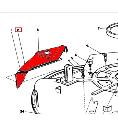 TORO Utkastskärm 44-5930 - 1