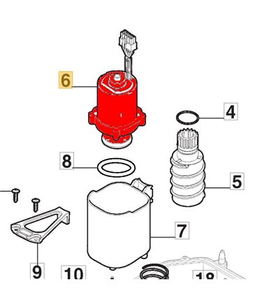 STIGA Knivmotor Stig 300, G600, A1500, 381395002/1 - 1