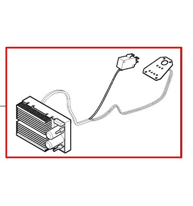 STIGA Elektrnonikkort SHT900AE, HT900E, 118811348/0 - 1