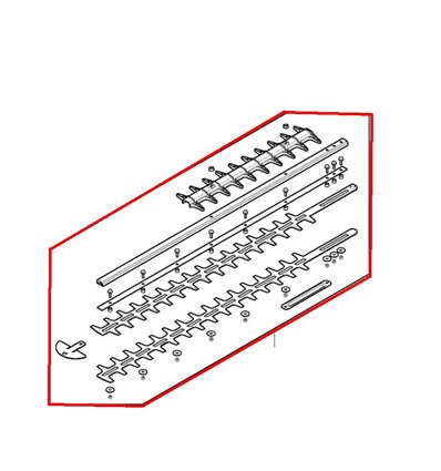 STIGA Svärd komplett SHT900AE, HT900E, 118811337/0 - 1