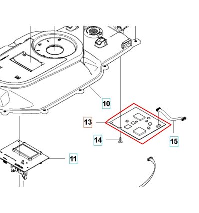 Husqvarna kretskort packed co 5360455-01 - 1