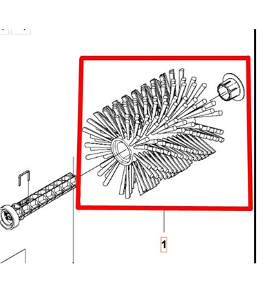 Husqvarna Borste BR600 5889365-01 - 1