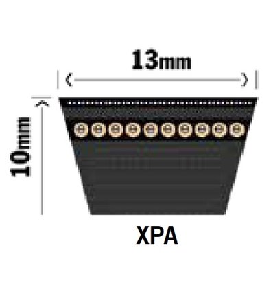 Smalkilrem XPA757 - 13x10x757mm (Ld) - 1