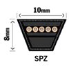 Smalkilrem SPZ987 - 10x8x987mm (Ld) - 2