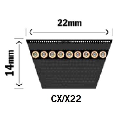 Kilrem CX98 - 22x14x2489mm (Li) - 1