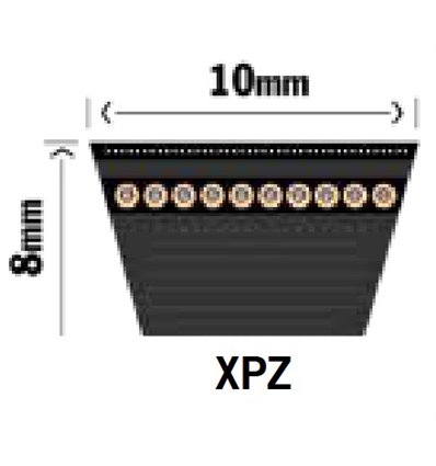 Smalkilrem XPZ987 - 10x8x987mm (Ld) - 1