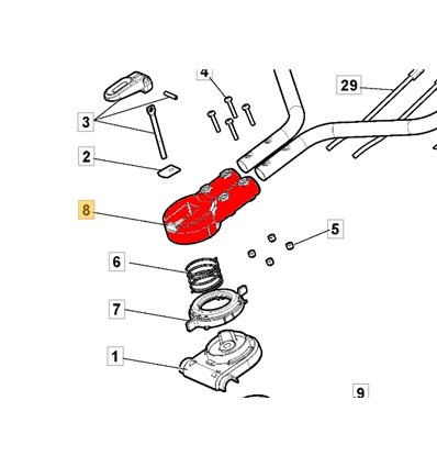 STIGA Handtagsled 381005277/0 - 1