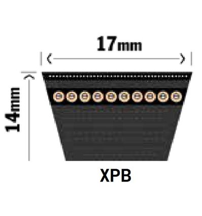 Smalkilrem XPB4500 - 16x13x4500mm (Ld) - 1