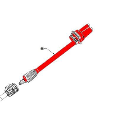 RYOBI Sprutmunstycke RY18PW22A-0, 5131043607 - 1