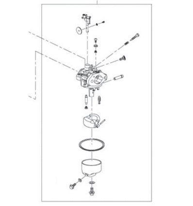 RYOBI Förgasare RLM46175S, RLM53175S, 5131016457 - 1