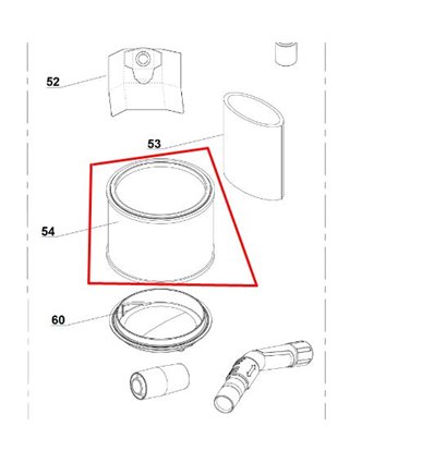 RYOBI Filter R18WDV, 5131043565 - 1