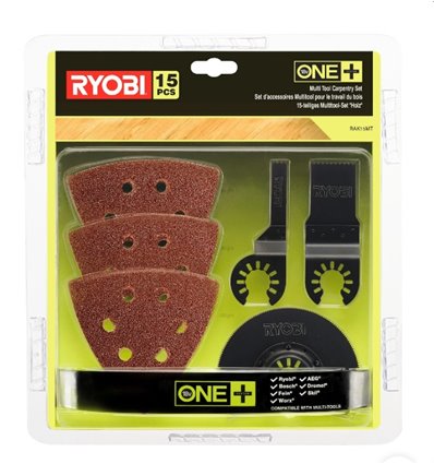 RYOBI Tillbehörssats multiverktyg RAK15MT, RMT200, RMT300, R18MT3-0 - 1