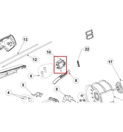 Brytare OBL18J, RBL18JB40F, 5131041309