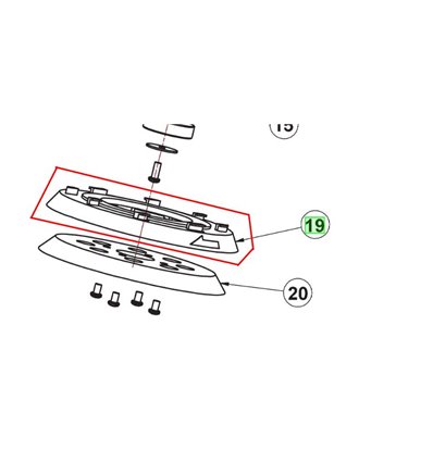 RYOBI Gummistopp R18ROS, 5131033563 - 1