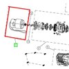 RYOBI Motor RCD1802M-0, RCD18021L, RCD18-LL25T, 5131029437 - 1
