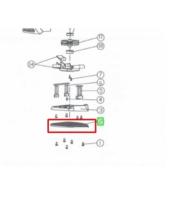 RYOBI Slipplatta ECS1214N, 5131002842 - 1