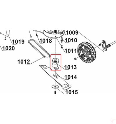 RYOBI  Knivfäste RLM4614, RLM46175SL, RLM46175YL, 5131035813 - 1