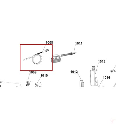 RYOBI Högtrycksslang RPW150XR, 5131041338 - 1