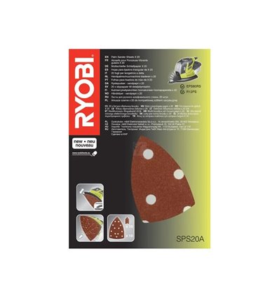 RYOBI Slippapper Delta, 20st, RPS80, RPS100, SPS20A - 1