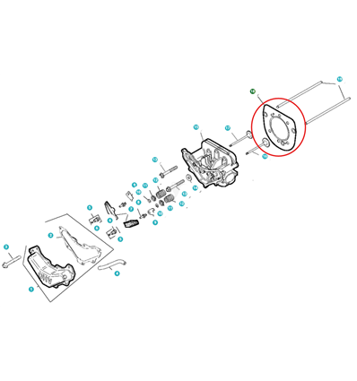 Husqvarna Topplockspackning 5310296-90 - 1