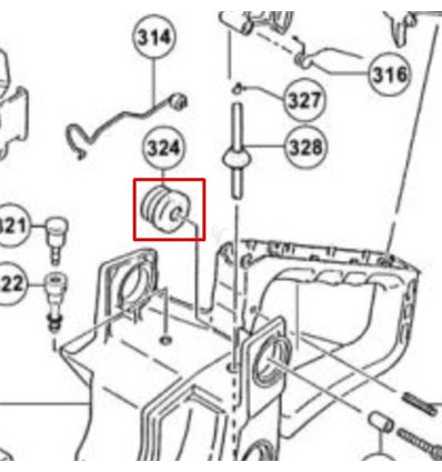 Vibrationsdämpare Hitachi CS33EL, 6688261 - 1