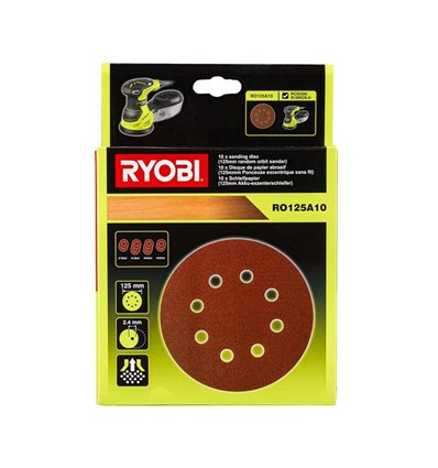 RYOBI Slippapper 125mm ROS300, ROS310, R18ROS-0, RO125A10 - 1