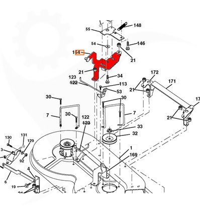 HUSQVARNA Fäste  5830659-01 - 1